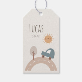 Regalos Etiquetas regalo para bebé editable 