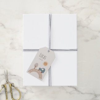 Regalos Etiquetas regalo para bebé editable 