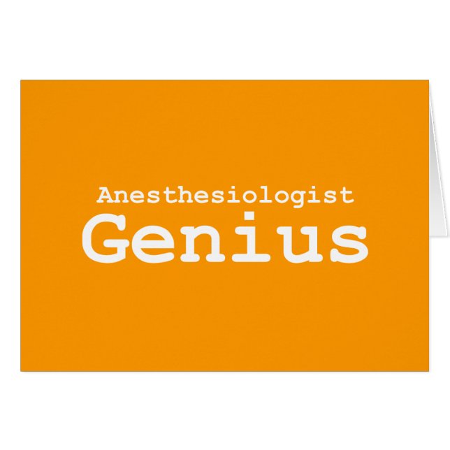 Regalos genéticos de anestesiólogo (Anverso (Horizontal))