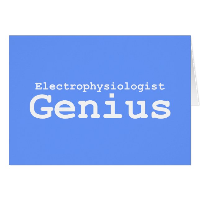 Regalos Genius del Electrofisiólogo (Anverso (Horizontal))