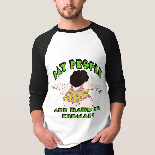 Regalos gordos divertidos de las camisetas de la (Anverso)