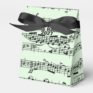 Regalos Hoja de Piano Música para Caja de Favor Recital