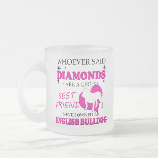 Regalos ingleses de la copa de vino del bulldog