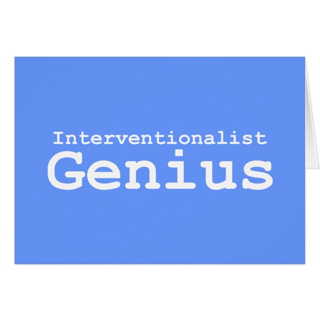 Regalos intervencionalistas de Genius (Anverso (Horizontal))