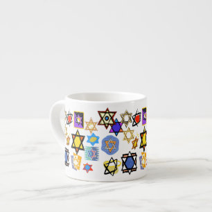 REGALOS JUDÍOS TAZAS DE TÉ TAZAS DE EXPRESO - MEJO