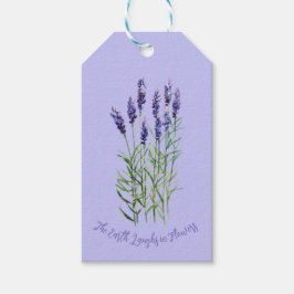 Regalos Lavanda, etiquetas de regalo para jardinería