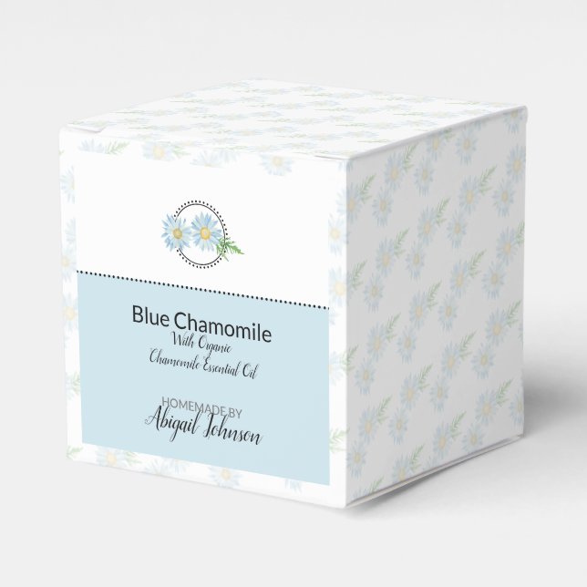 Regalos Manzanilla Flor Silvestre | Caja de embalaje para  (Costado Anverso)