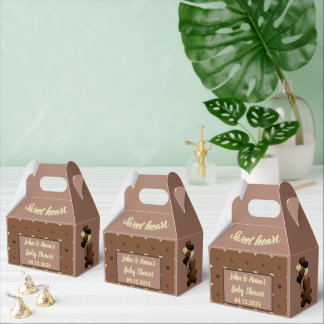 Regalos Osito de chocolate lindo Caja de favores para la d