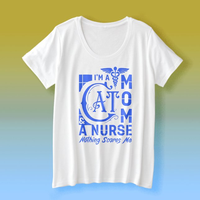 Regalos para la madre del gato enfermero (cat mom nurse giftfunny nurse quotecat lover nursenurse appreciation gift ideacat mom humor apparel)
