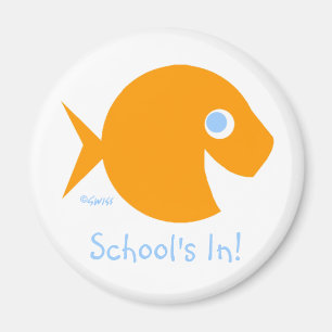 Regalos para los estudiantes del imán redondo del