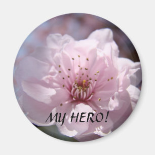 REGALOS PARA MAESTROS Imán de flores "¡MI HÉROE!"