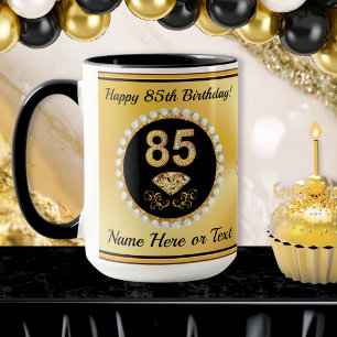 Regalos para su cumpleaños 85, Taza para el 85 cum