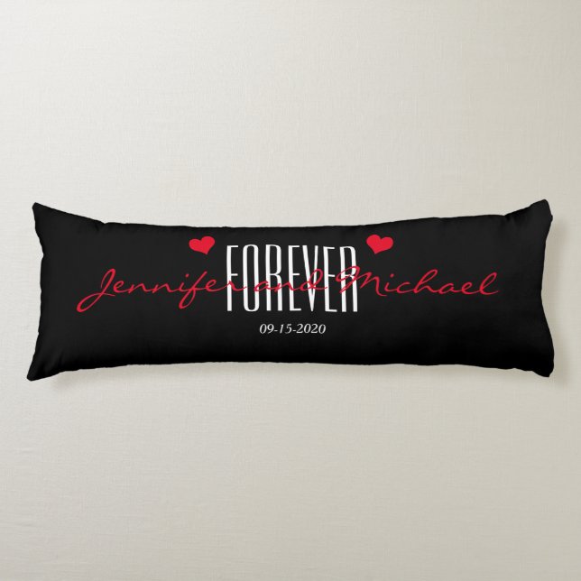 Regalos personales de matrimonio de almohada monoc (Anverso)