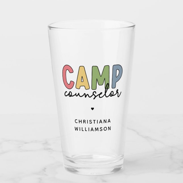 Regalos personalizados de consejero de campamento (Anverso)