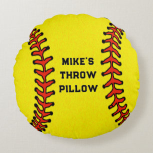 Regalos personalizados de Softball con almohada re