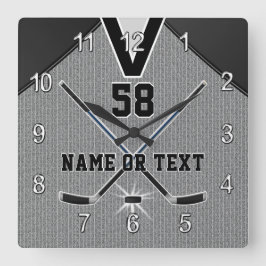 Regalos personalizados del reloj del hockey para