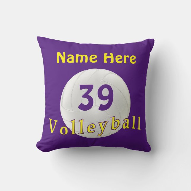 Regalos personalizados del voleibol, almohada del (Anverso)