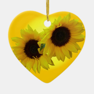 Regalos personalizados ornamento del girasol del