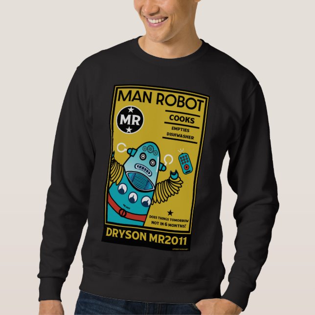 Regalos Robot Para Camisetas De Aniversario Para H (Anverso)