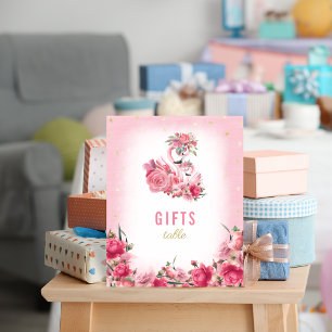 Regalos Señal Baby Shower Flamingo Rosa Bailarina