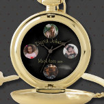Regalos sentimentales para el reloj masculino<br><div class="desc">Una buena manera de decirle a alguien que le importa es con un reloj personalizado. ¡Llenar la imagen de sus personas,  animales o incluso objetos favoritos! Incluya un mensaje corto que verán cada vez que busquen la hora.</div>