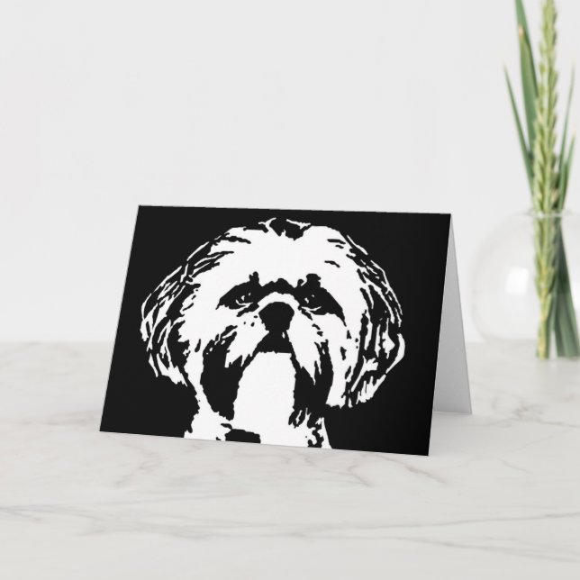 Regalos Shih Tzu - Tarjeta (Anverso)