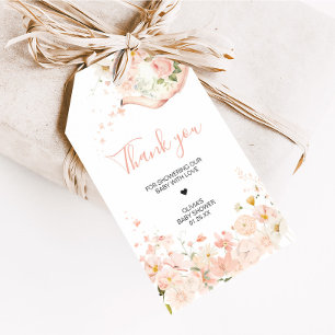 Regalos Té con flores rosadas para dos etiquetas favoritas