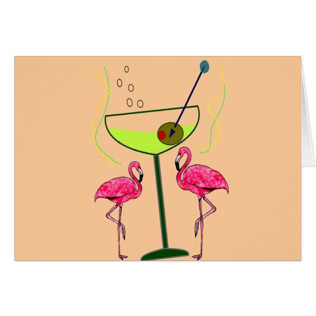 Regalos tropicales del arte del flamenco (Anverso (Horizontal))