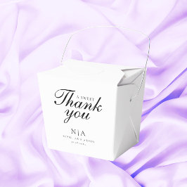Regalos Una dulce caja de favor de Caligrafía moderna para