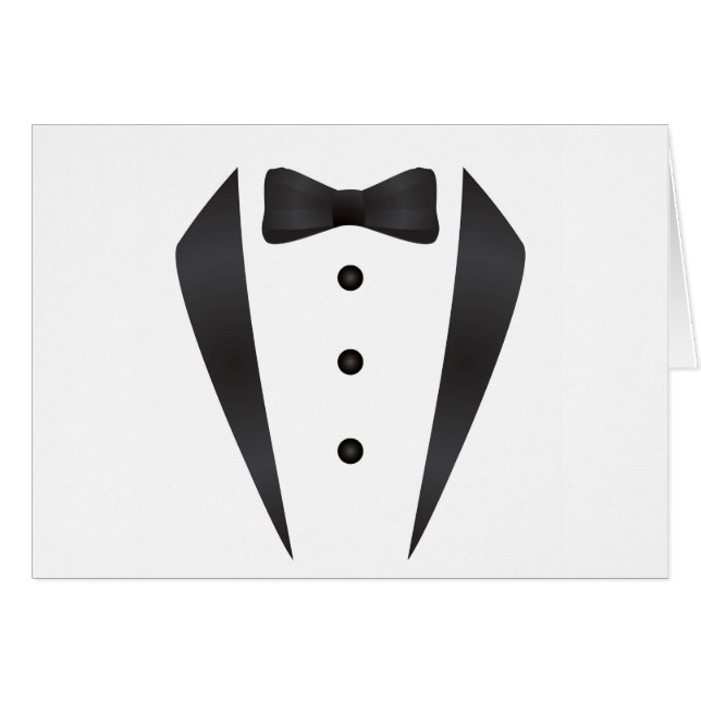 Regalos y apoyos de boda del smoking para el novio (Anverso (Horizontal))