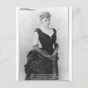 Regalos y tarjetas de citas de Edith Wharton "Difu