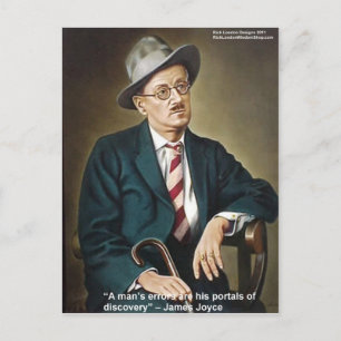 Regalos y Tarjetas de Citas de James Joyce "Errore