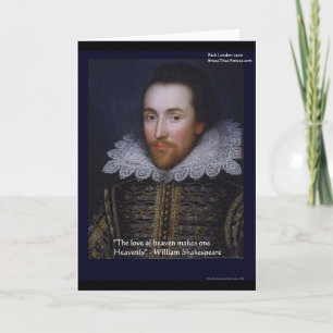 Regalos y Tarjetas de Citas de Shakespeare "Amor C