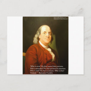 Regalos y Tarjetas de la Cita de Ben Franklin (Qué