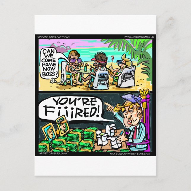 Regalos y Tarjetas Divertidas de Detectives Trump  (Anverso)