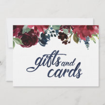 Regalos y Tarjetas Sign Navy Watercolor Font