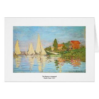 Regatta en Argenteuil de Claude Monet