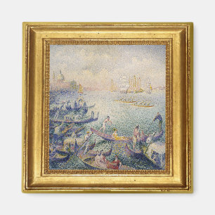 Regatta en imán de las ilustraciones de Venecia