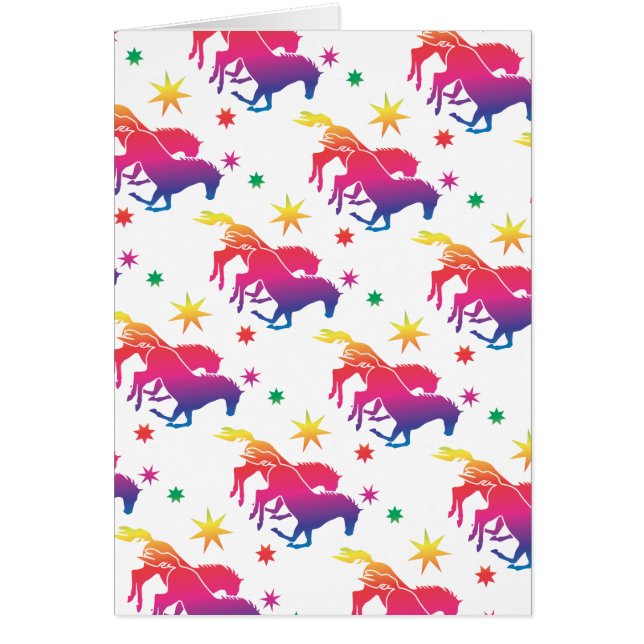 Regenbogen Pferde (Frente)