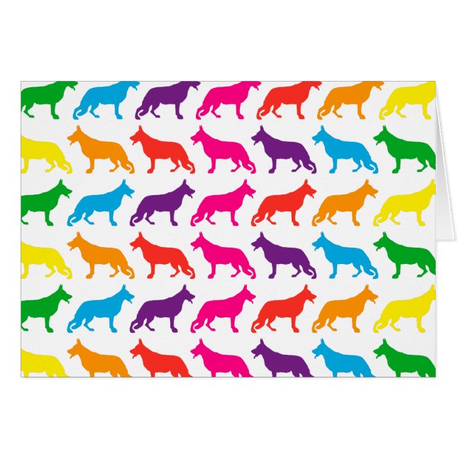Regenbogen Schäferhunde (Anverso (Horizontal))