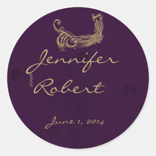 Regencia de pavos reales en Sello para sobres mora (Anverso)