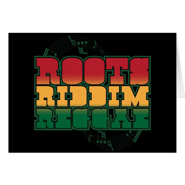 Reggae de Riddim de las raíces (Anverso (Horizontal))