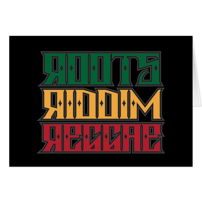 Reggae de Riddim de las raíces (Anverso (Horizontal))