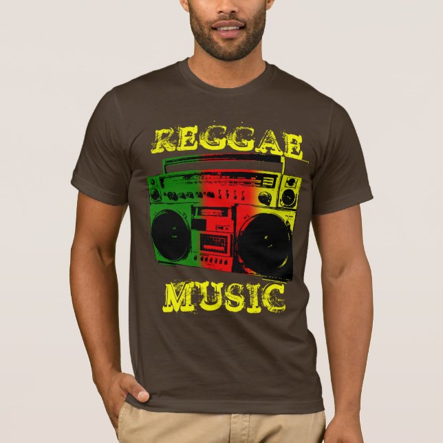 REGGAE, MÚSICA, CAMISETAS DE ENCARGO (Anverso)