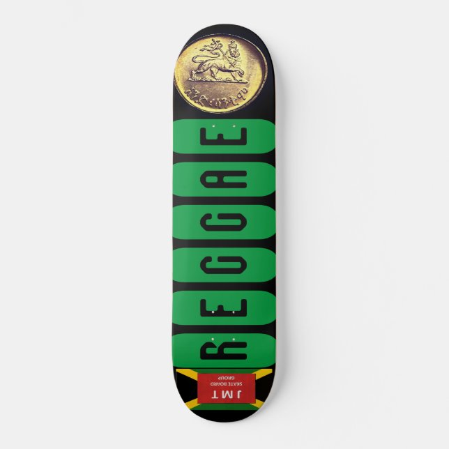 REGGAE ORO Patineta (Anverso)