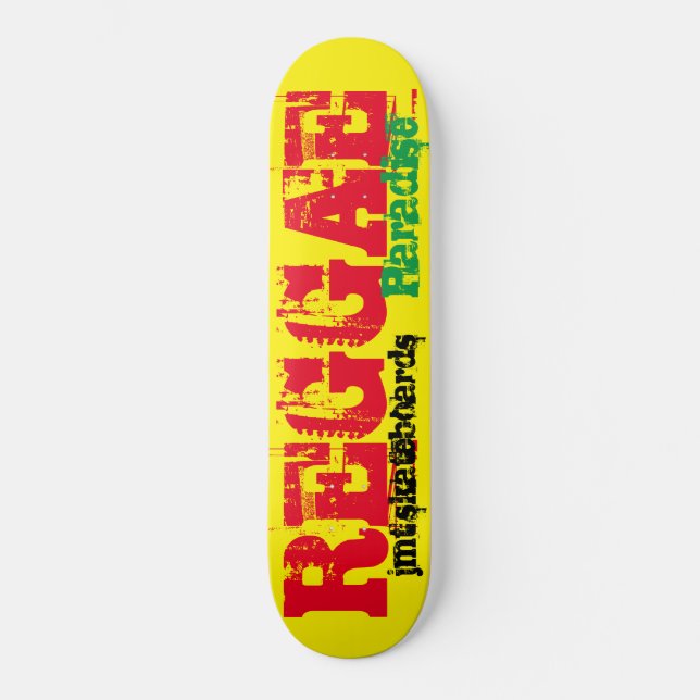 REGGAE PARADISE / JMT SKATEBOARDS (Anverso)
