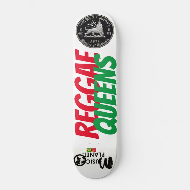 REGGAE QUEENS / Skateboard TST (Anverso)