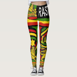 Reggae Steppers Leggings Diseños rastafarianos