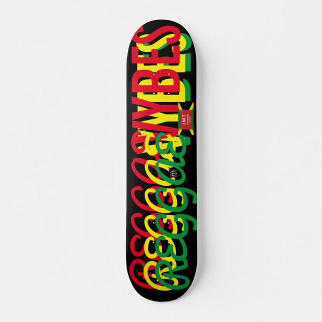 REGGAE VYBZ JMT 7 3/4" cubierta para skateboard (Anverso )