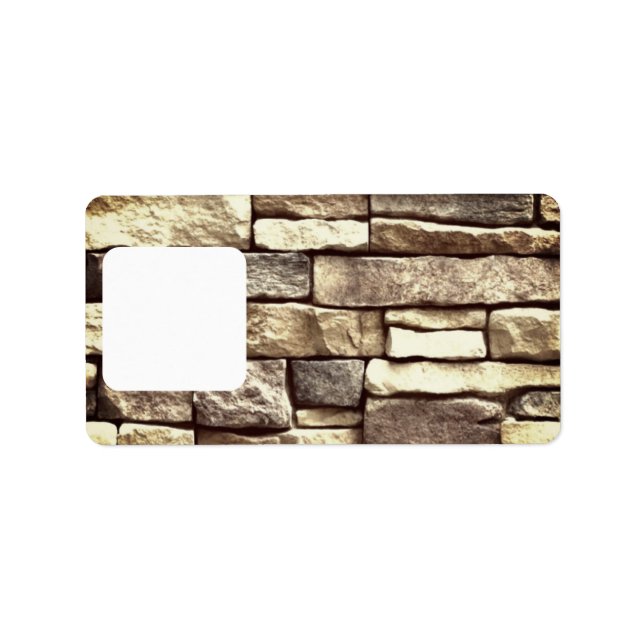 RÉGIMEN Y DISEÑO DE etiqueta de dirección (Frente)